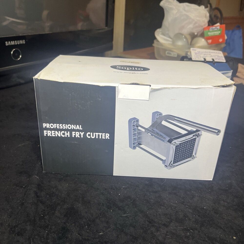 French Fry Cutter Professional Commercial Grade Heavy Duty Potato Chopper